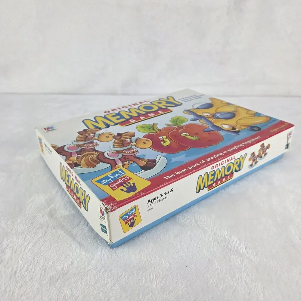 Original Memory Game 2001 Milton Bradley My First Games Edition Complete
